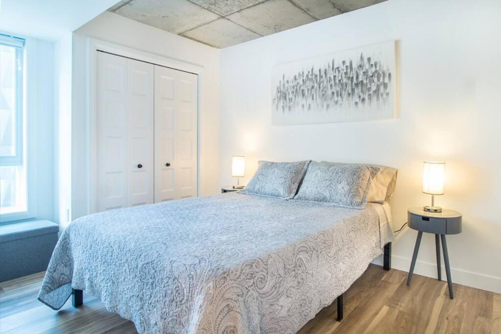 Condo Chic, Centre-Ville Piscine, Terrasse, Gym 퀘벡 외부 사진